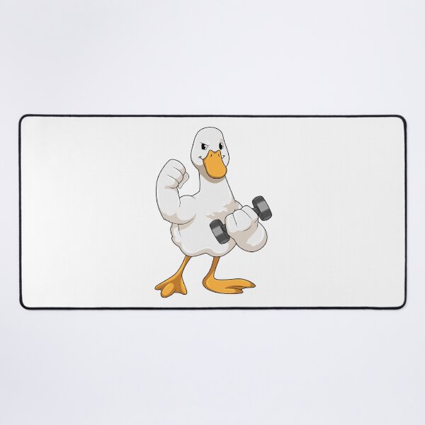 Item preview, Duck at Bodybuilding with Dumbbell designed and sold by Snabdesign84.