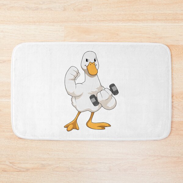 Item preview, Duck at Bodybuilding with Dumbbell designed and sold by Snabdesign84.