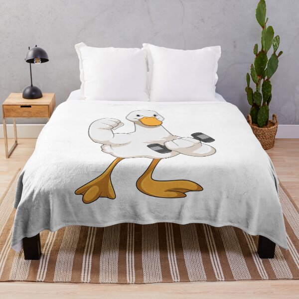 Item preview, Duck at Bodybuilding with Dumbbell designed and sold by Snabdesign84.