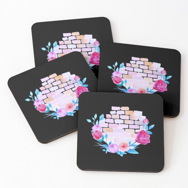 Item preview, Brick wall roses        designed and sold by Janekimberly.