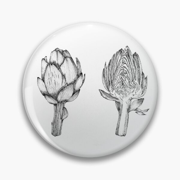 Item preview, An Insightful Look Inside the Artichoke (Black and White) designed and sold by stronghart.