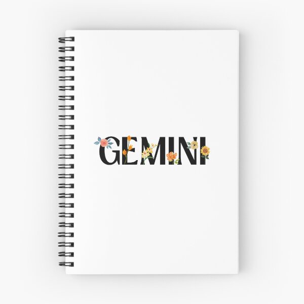 Item preview, Flowery Gemini Zodiac Sign designed and sold by Hellofriendco.