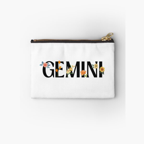 Item preview, Flowery Gemini Zodiac Sign designed and sold by Hellofriendco.