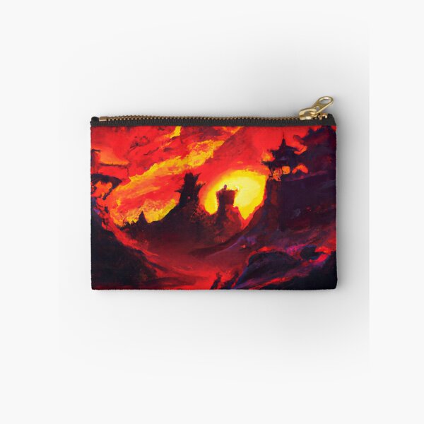 Item preview, Hellscape - Fiery Hell Landscape - AI Generated Art designed and sold by Vault256.