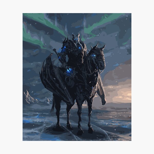 Aperçu de l'œuvre Fan Art Draeneï Deathknight créée et vendue par STICKERSAUCE.