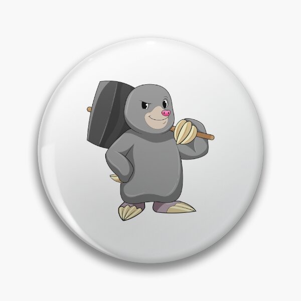 Item preview, Mole as Handyman with Hammer designed and sold by Snabdesign84.