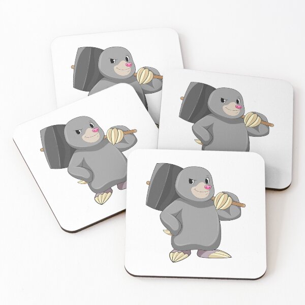 Item preview, Mole as Handyman with Hammer designed and sold by Snabdesign84.