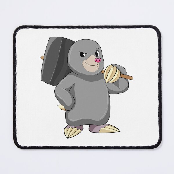 Item preview, Mole as Handyman with Hammer designed and sold by Snabdesign84.