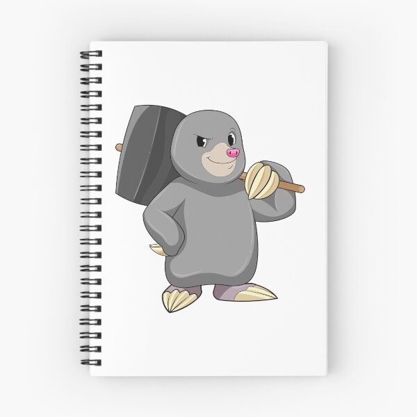 Item preview, Mole as Handyman with Hammer designed and sold by Snabdesign84.