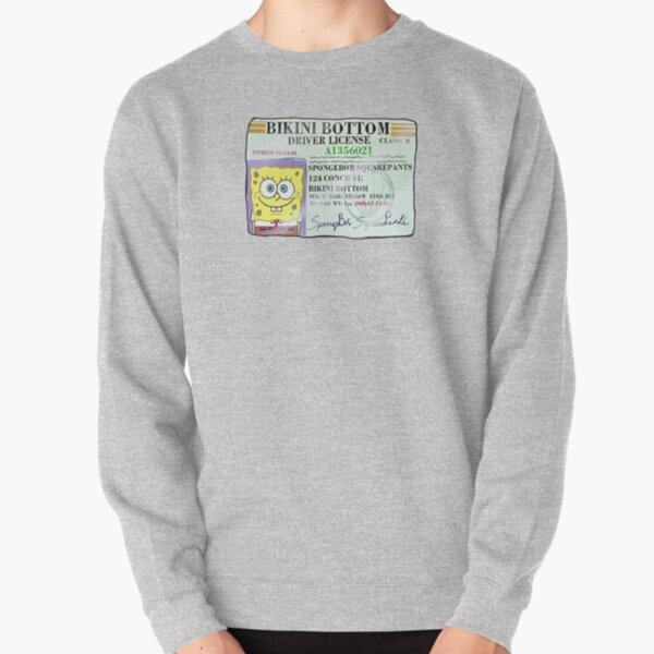 Spongebob Squarepants Licencia de conducir Sudadera sin capucha