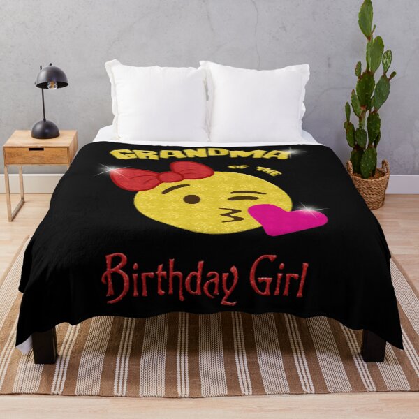 Item preview, Grana of the Birthday Girl Emoji Birthday Party Classic  designed and sold by alsorirohlate.
