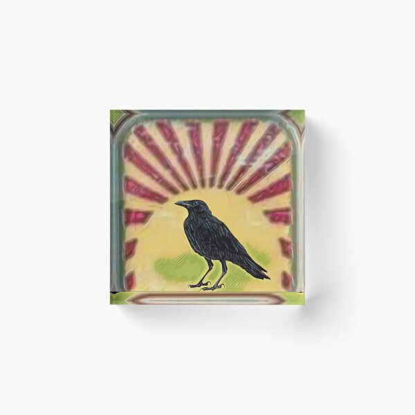 Item preview, retro crow designed and sold by RetroPalmTree.