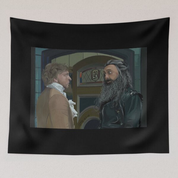 Aperçu de l'œuvre peinture à l'huile numérique Stede Bonnet Edward Teach, The Gentleman Pirate, Blackbeard, OFMD, fanart créée et vendue par Theoldgirl900.