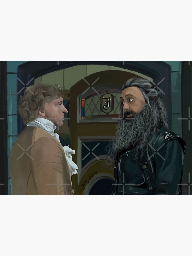 Digital Oil Painting Stede Bonnet Edward Teach The Gentleman Pirate Blackbeard Ofmd Our