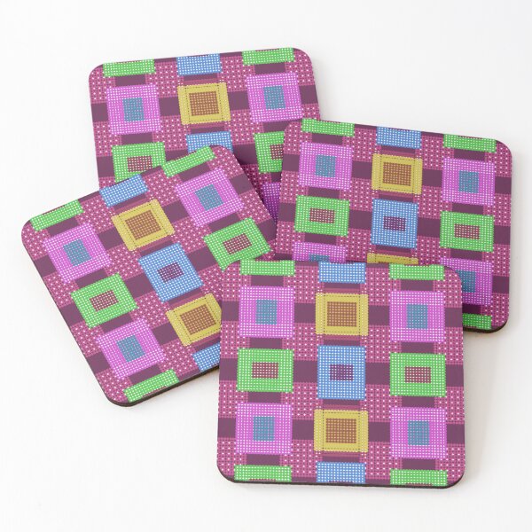 Item preview, Multicolor Squares Patchwork Seamless Pattern designed and sold by S4Graphics.