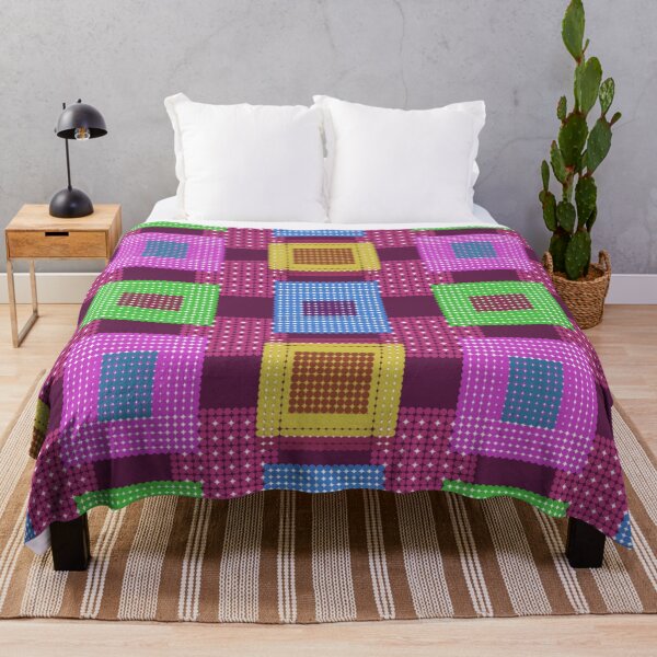 Item preview, Multicolor Squares Patchwork Seamless Pattern designed and sold by S4Graphics.