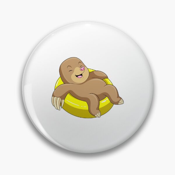 Item preview, Mole at Swimming with Lifebuoy designed and sold by Snabdesign84.