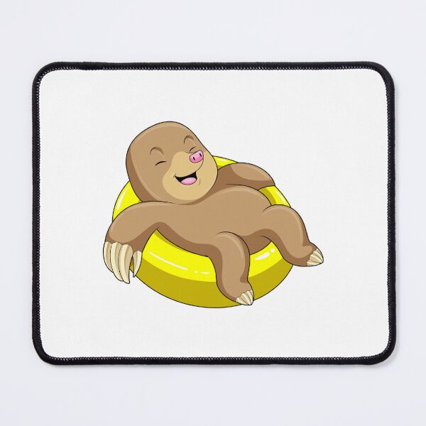 Item preview, Mole at Swimming with Lifebuoy designed and sold by Snabdesign84.