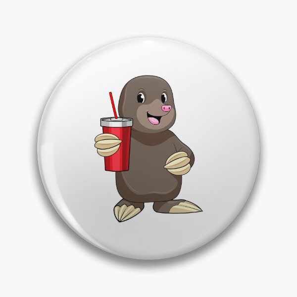 Item preview, Mole with Drinking mug designed and sold by Snabdesign84.
