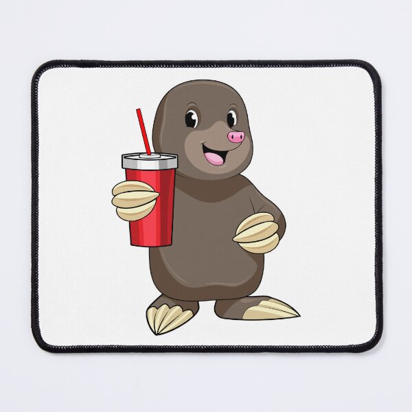 Item preview, Mole with Drinking mug designed and sold by Snabdesign84.