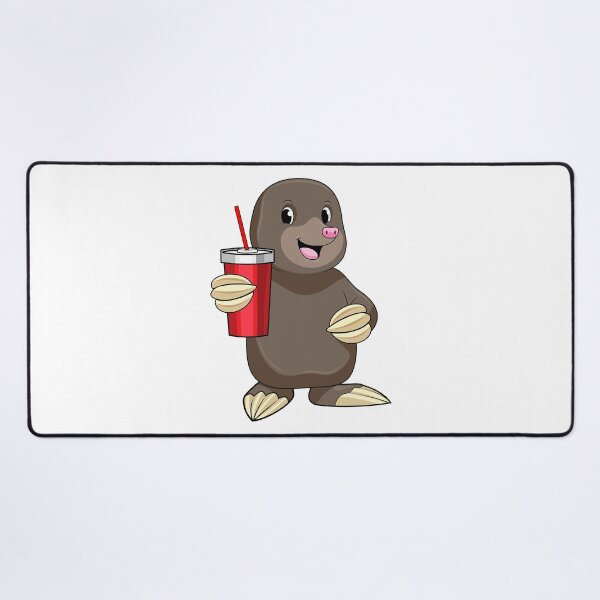 Item preview, Mole with Drinking mug designed and sold by Snabdesign84.