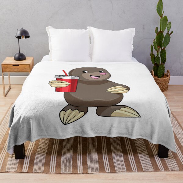 Item preview, Mole with Drinking mug designed and sold by Snabdesign84.