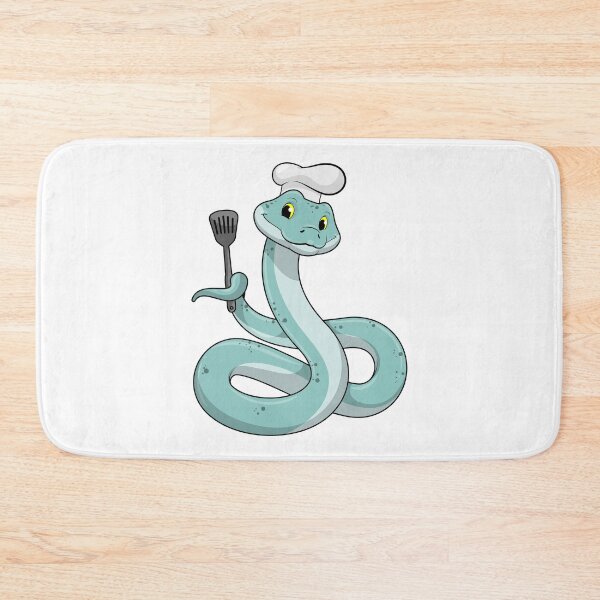 Item preview, Snake as Cook with Chef hat designed and sold by Snabdesign84.
