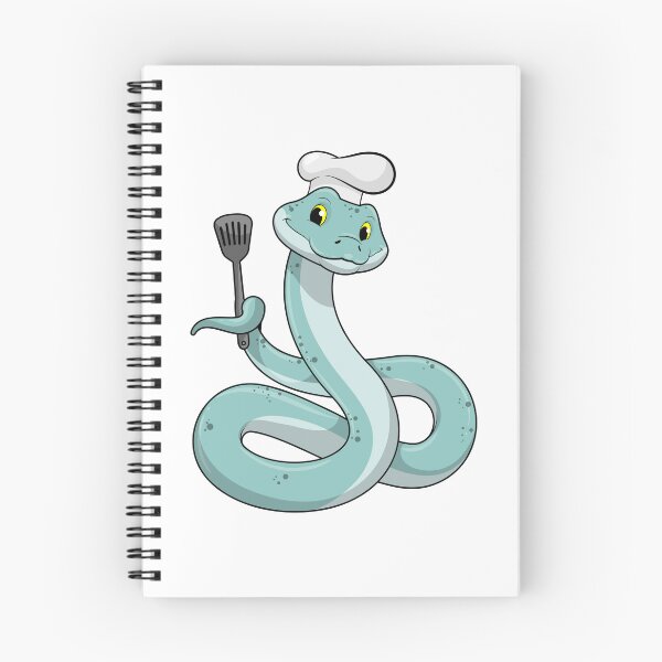 Item preview, Snake as Cook with Chef hat designed and sold by Snabdesign84.