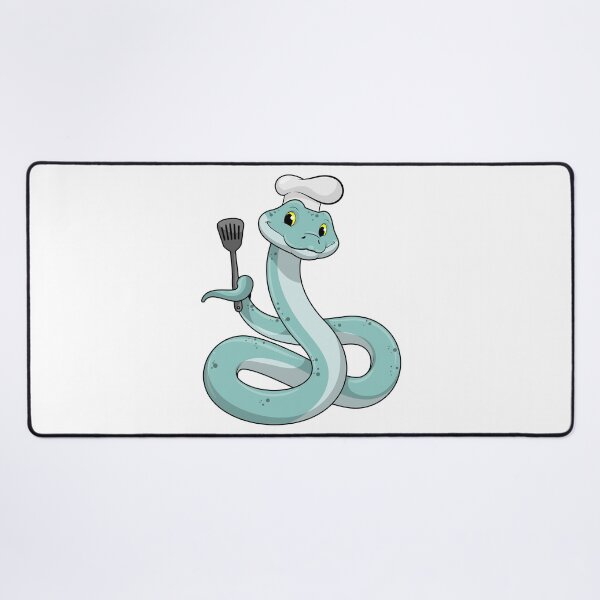 Item preview, Snake as Cook with Chef hat designed and sold by Snabdesign84.