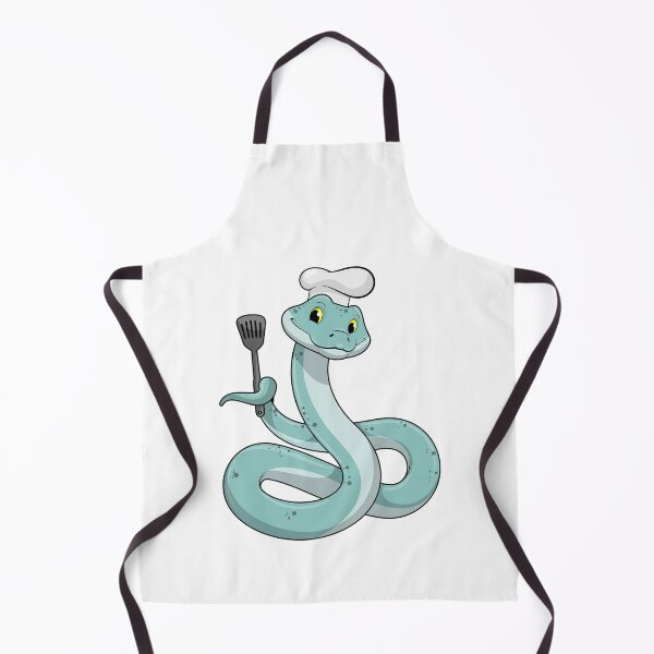 Item preview, Snake as Cook with Chef hat designed and sold by Snabdesign84.