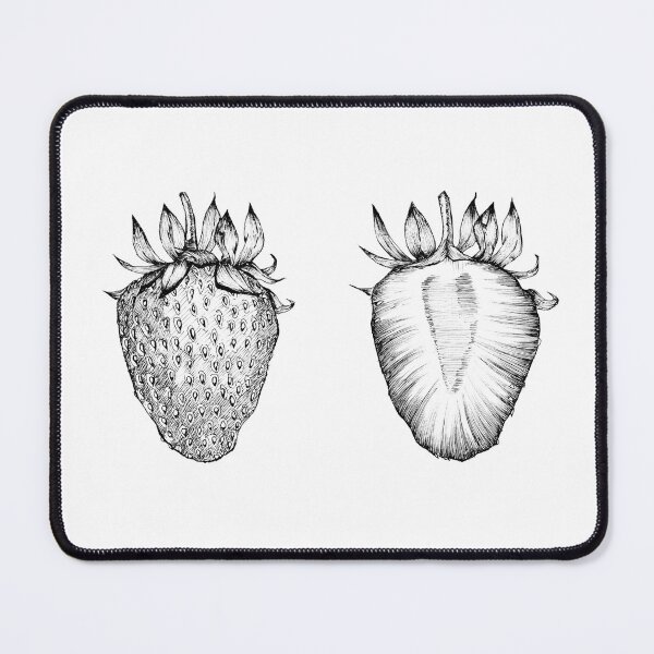 Item preview, An Insightful Look Inside the Strawberry (Black and White) designed and sold by stronghart.
