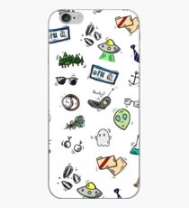 X Files Doodles iPhone Case