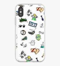 X Files Doodles iPhone Case