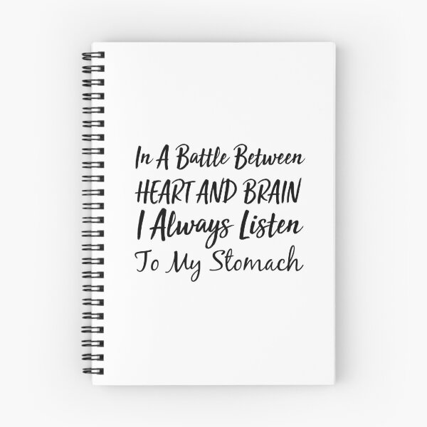Item preview, In a battle between heart and brain, i always listen to my stomach designed and sold by Crystakim.