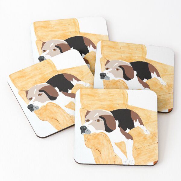 Item preview, Coon Hound Dog On A Chair designed and sold by WStudio21.