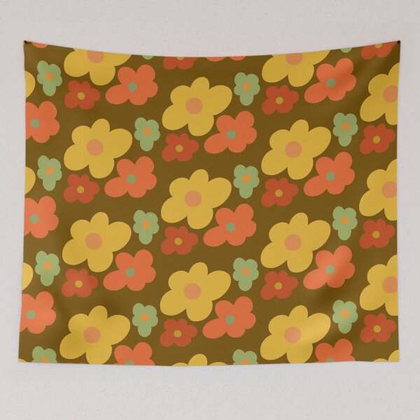 Item preview, puffy fall flowers designed and sold by abby cartwright.