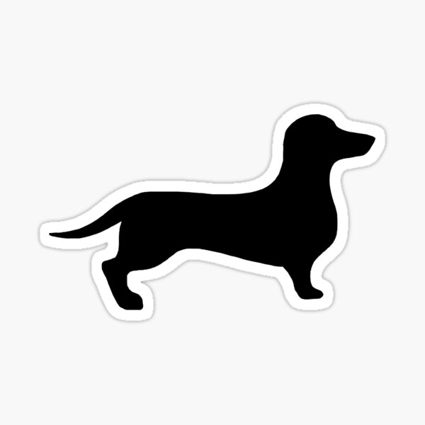 Item preview, Dachshund Silhouette designed and sold by Silly-Sausage.