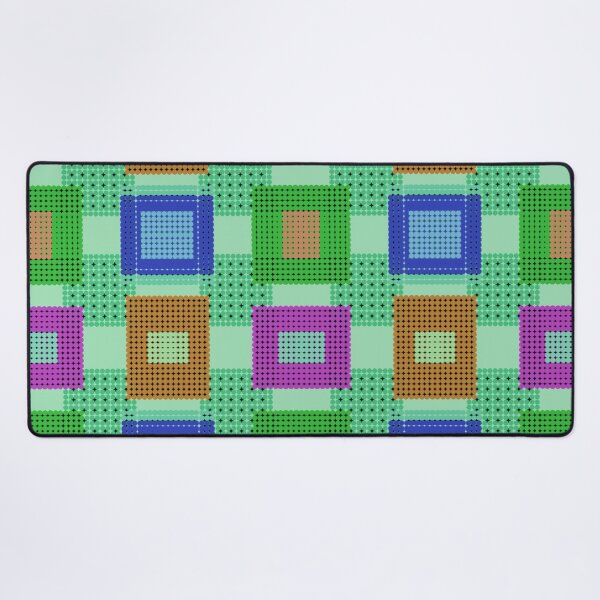 Item preview, Colorful Squares Grids Patchwork Seamless Pattern designed and sold by S4Graphics.