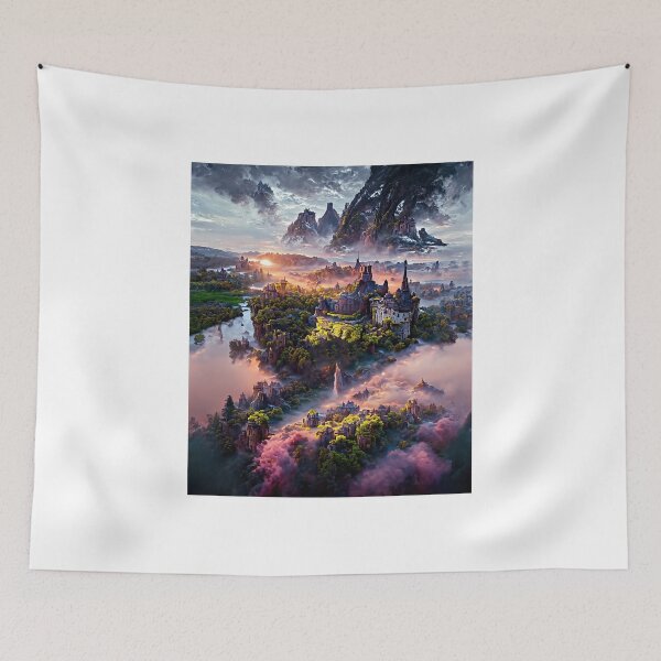 Item preview, otherwordly castle designed and sold by zar4fussion.