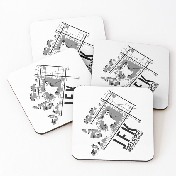 Item preview, John F. Kennedy International Airport Map Design designed and sold by avionbubble.