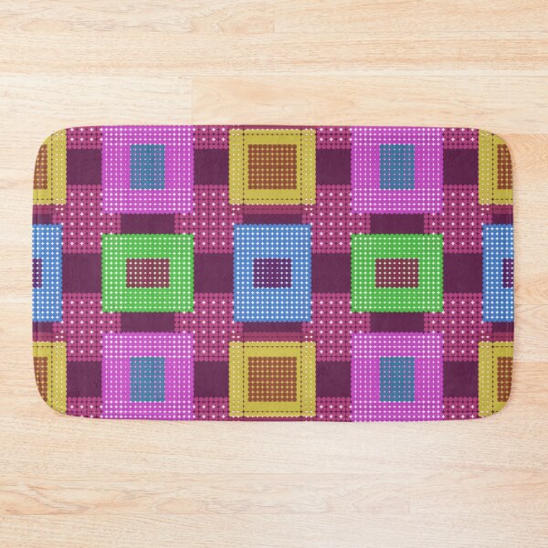 Item preview, Multicolor Squares Patchwork Seamless Pattern designed and sold by S4Graphics.