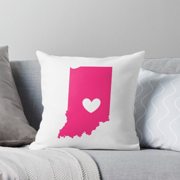 Aperçu de l'œuvre Coeur rose de l'Indiana créée et vendue par Phoenix23.