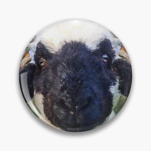 Item preview, Swiss Valais Blacknose Sheep, Cute farm animal, Walliser Schwarznasenschaf, Fluffy sheep designed and sold by Paintcorner.