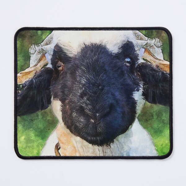 Item preview, Swiss Valais Blacknose Sheep, Cute farm animal, Walliser Schwarznasenschaf, Fluffy sheep designed and sold by Paintcorner.