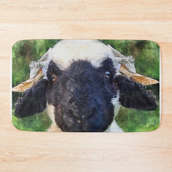 Item preview, Swiss Valais Blacknose Sheep, Cute farm animal, Walliser Schwarznasenschaf, Fluffy sheep designed and sold by Paintcorner.
