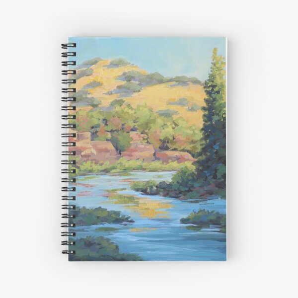 Item preview, Toward Sunset Original River Painting designed and sold by Karen Ilari.
