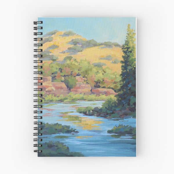 Item preview, Toward Sunset Original River Painting designed and sold by Karen Ilari.