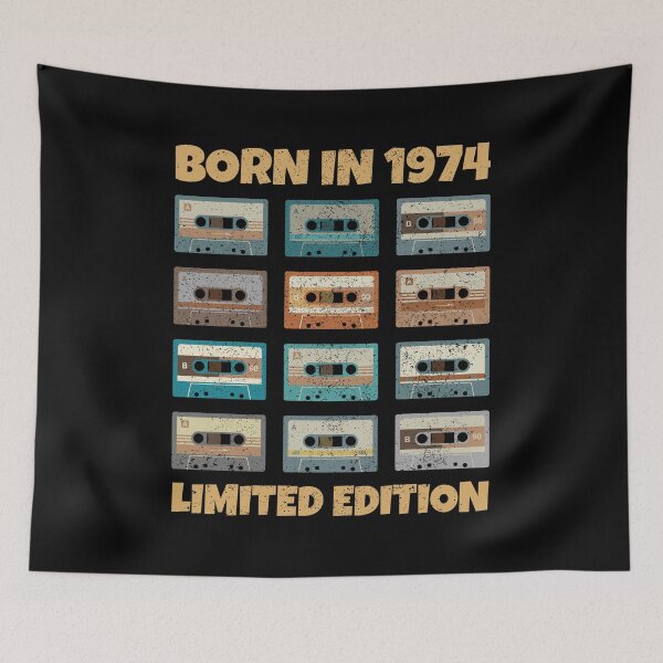 Item preview, VINTAGE RETRO BORN IN 1974 LIMITED EDITION MIXTAPES designed and sold by Kipcio.