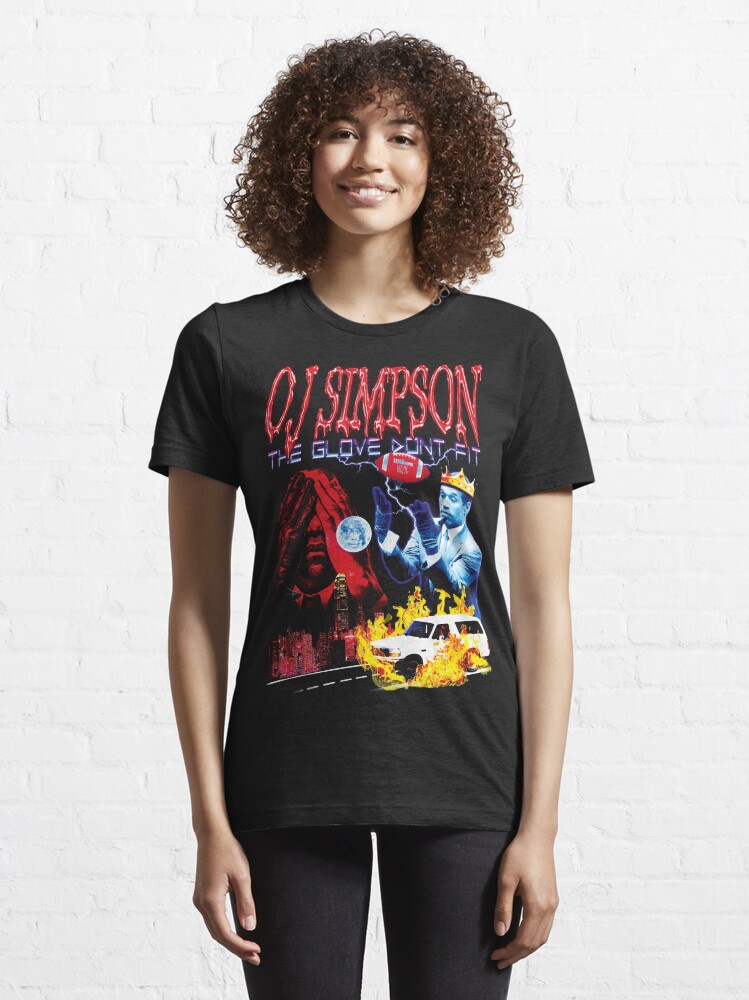 Alternate view of OJ Simpson - The Glove Dont Fit Essential T-Shirt