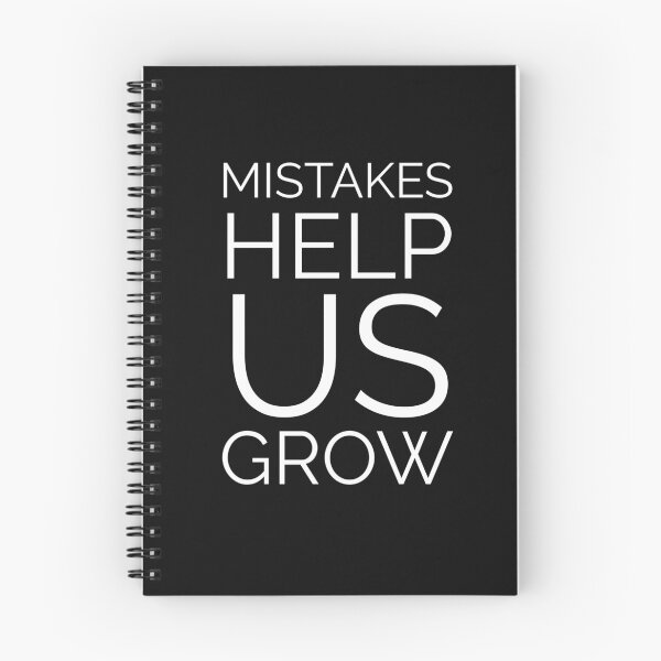 Item preview, Mistakes Help Us Grow Text Design designed and sold by RiyonArts.